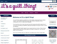 Tablet Screenshot of itsaquiltthing.com
